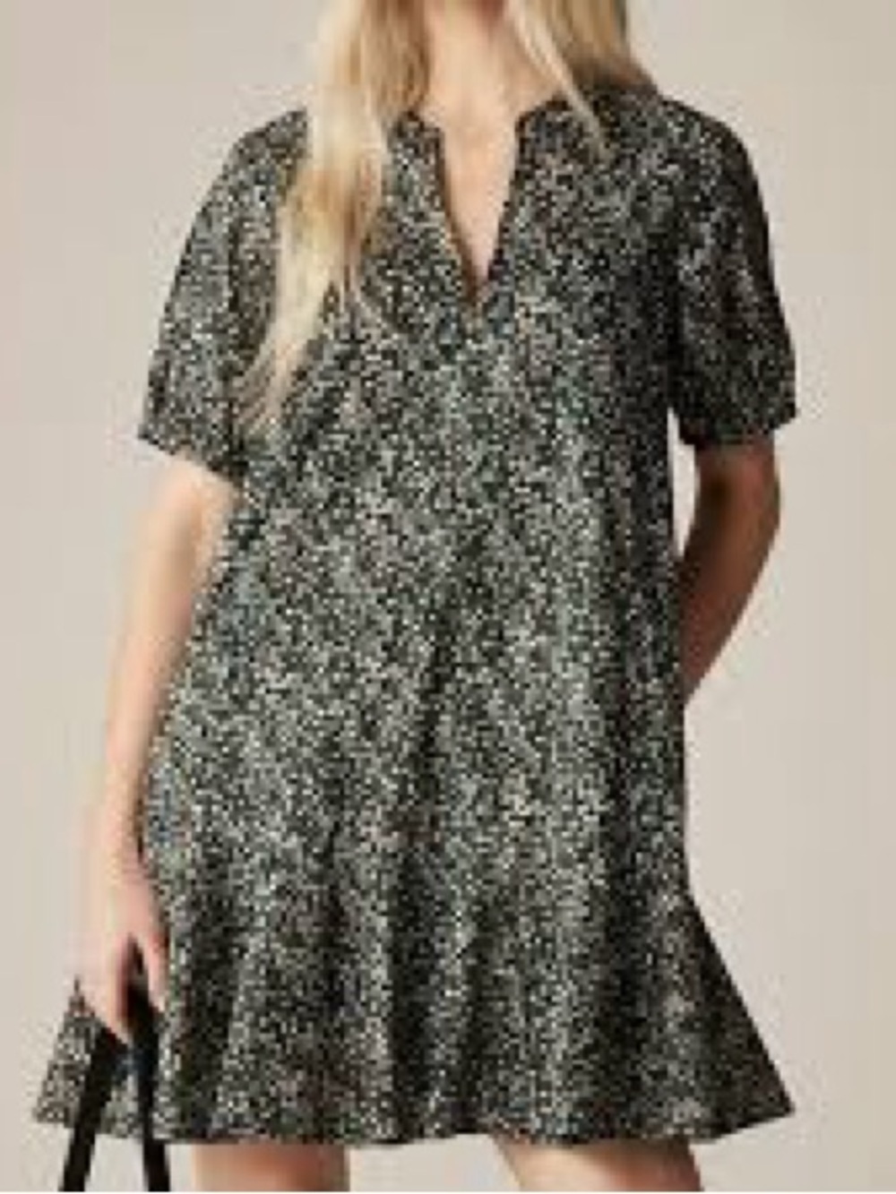 J.Crew Leopard Print Button Front Mini Dress Size 10 NWT Collared Cotton Blend